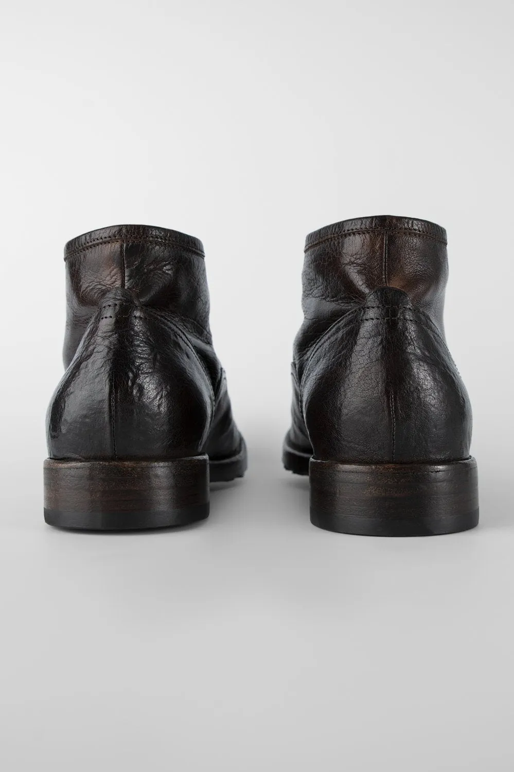 ASTON cigar-brown chukka boots.