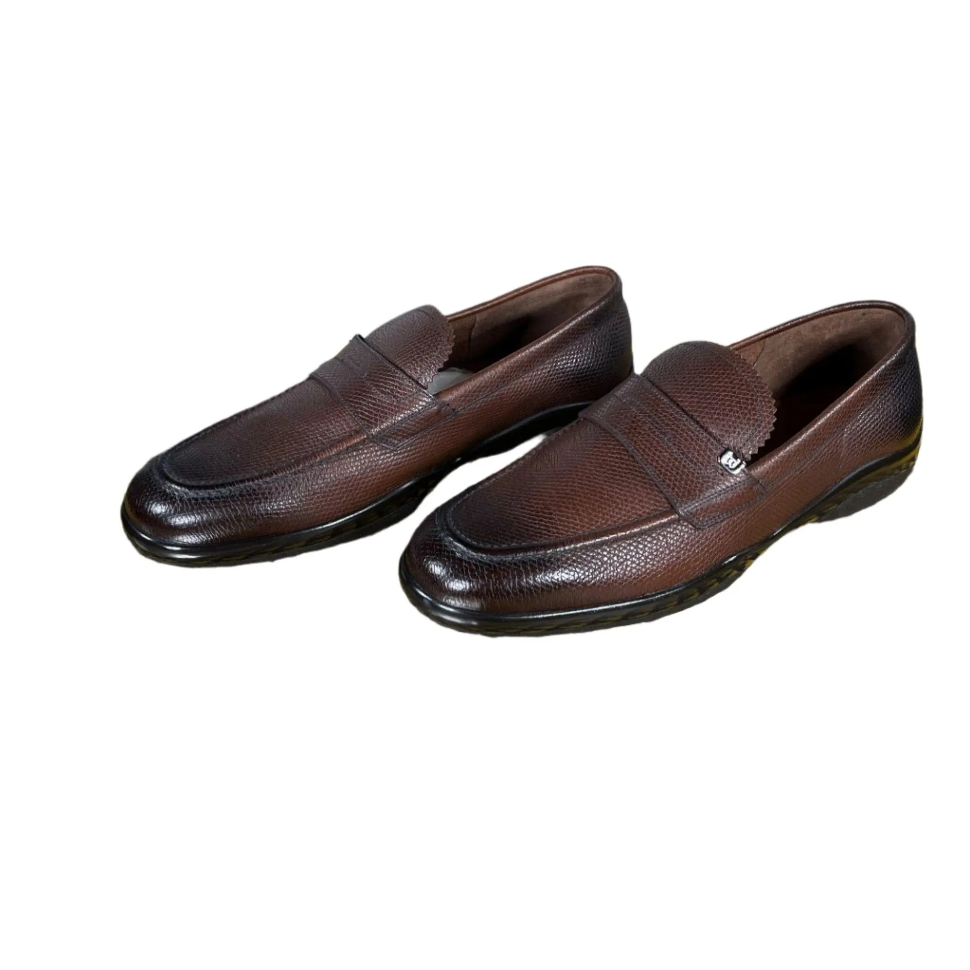 Bally Midwest Coconut Grained Leather Loafers