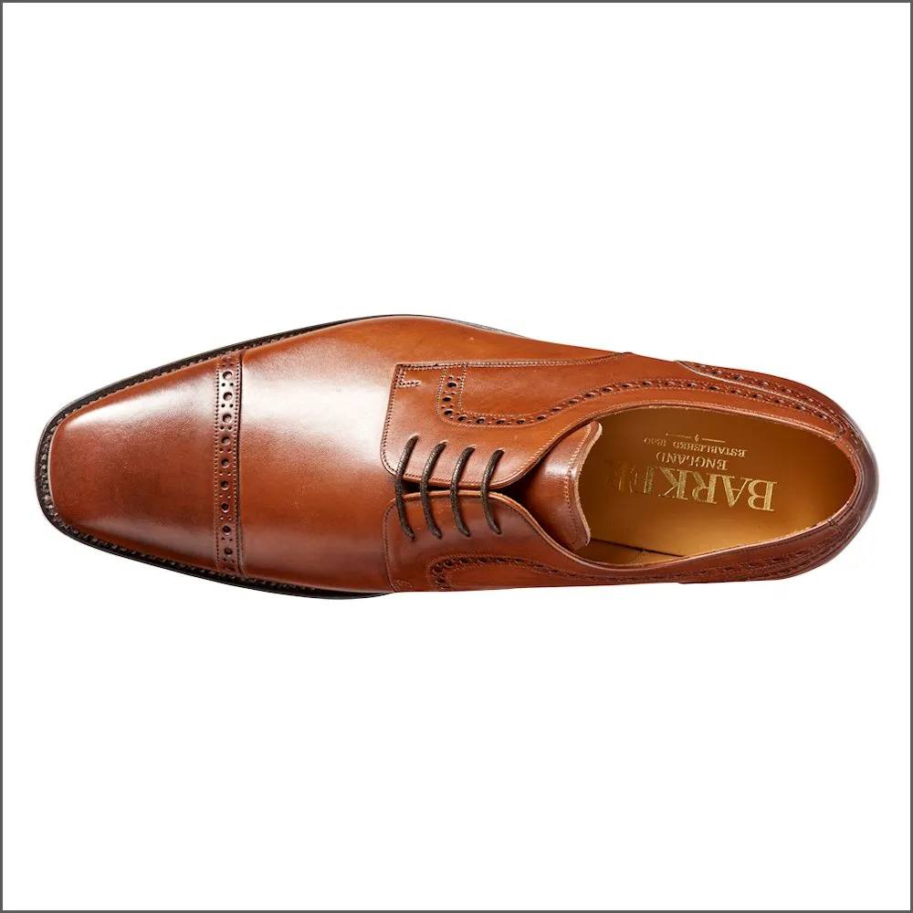 Barker Leo Hazelnut Calf Derby Shoe@