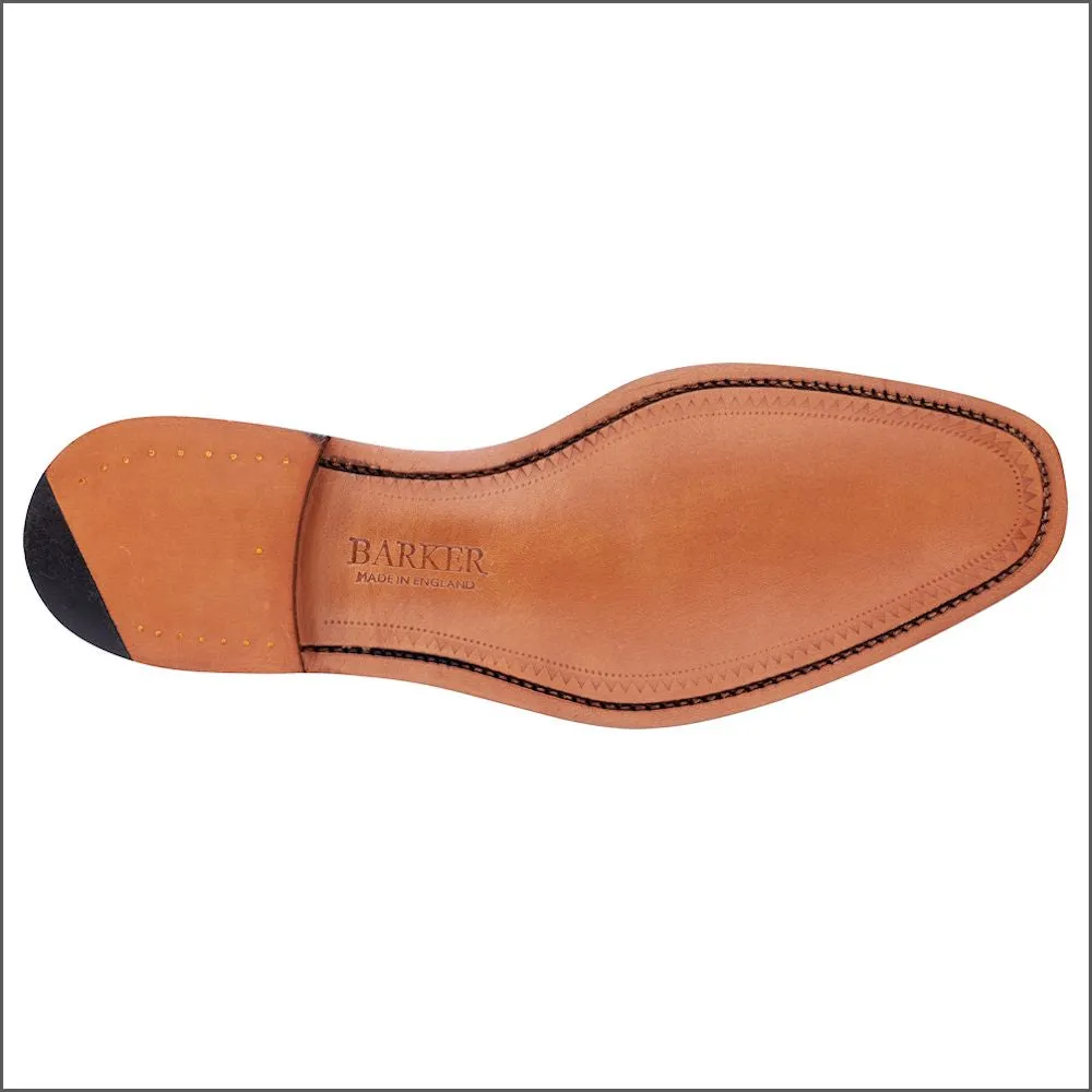 Barker Leo Hazelnut Calf Derby Shoe@