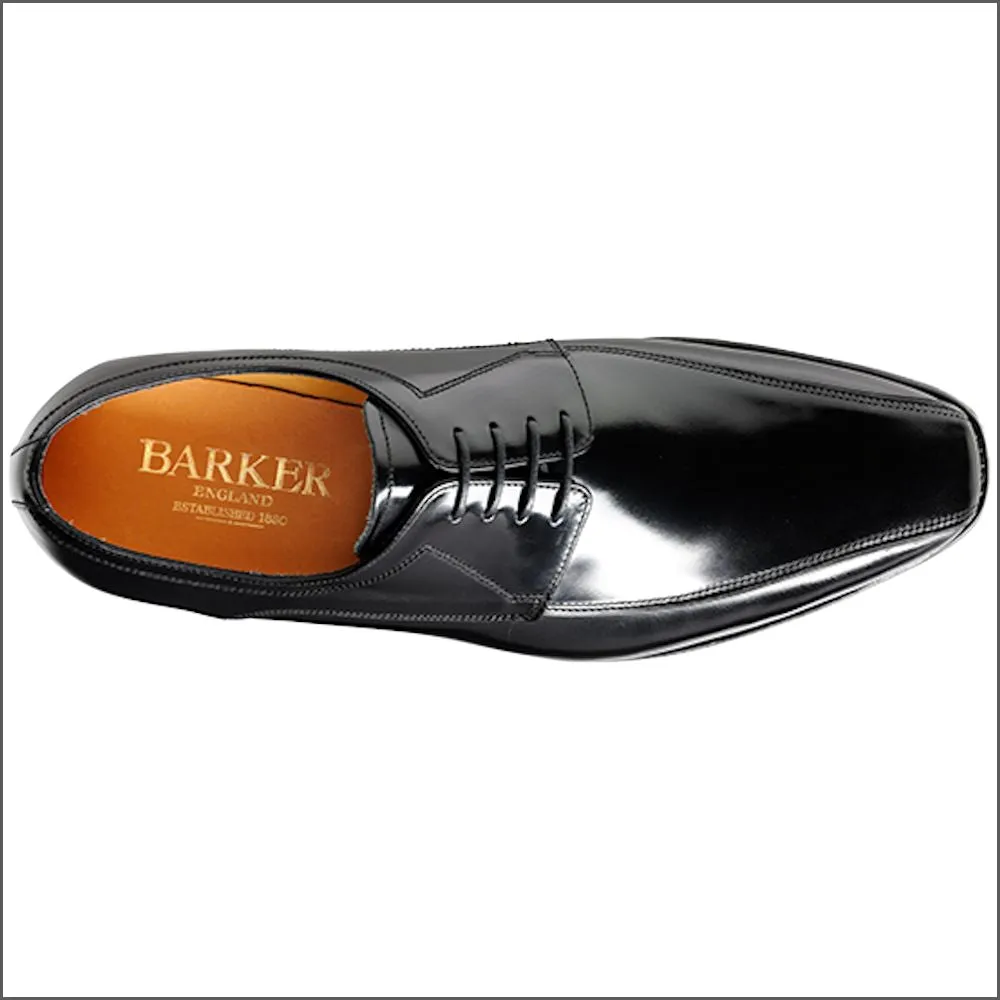 Barker Newbury Black Hi-Shine Derby@