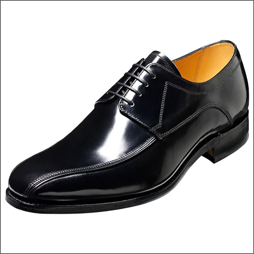 Barker Newbury Black Hi-Shine Derby@
