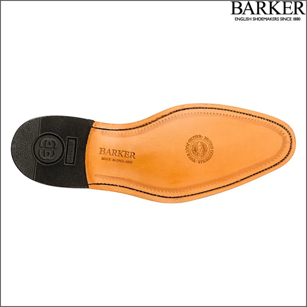 Barker Woodbridge Brandy Polish Wing Tip Derby@