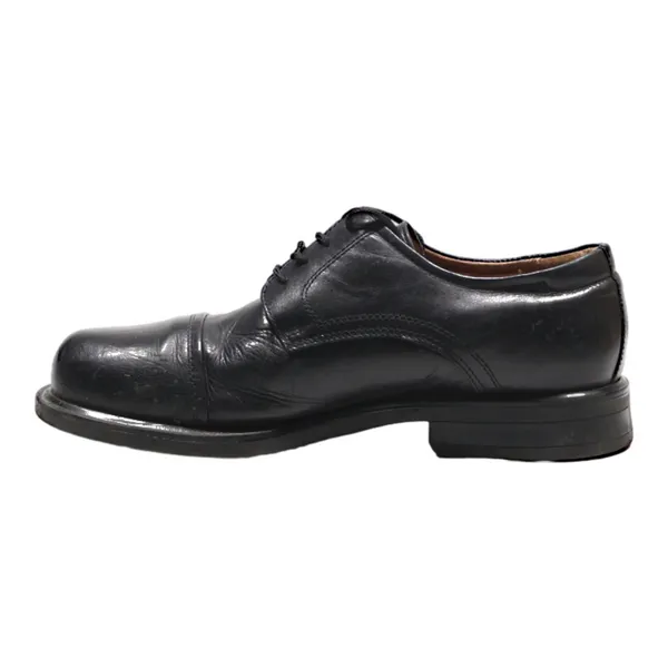 BATA Derby Shoes Black Leather Mens UK 8