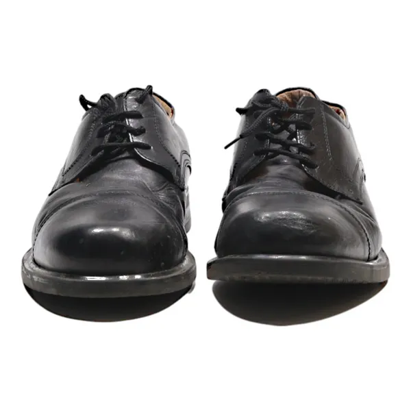 BATA Derby Shoes Black Leather Mens UK 8