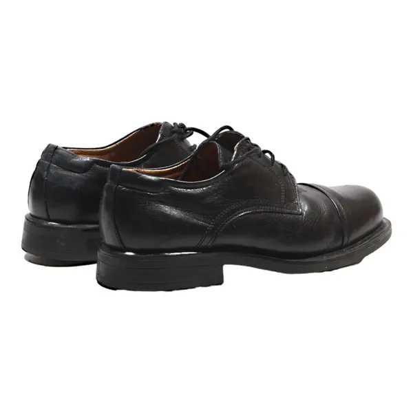 BATA Derby Shoes Black Leather Mens UK 8