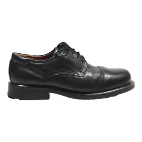 BATA Derby Shoes Black Leather Mens UK 8