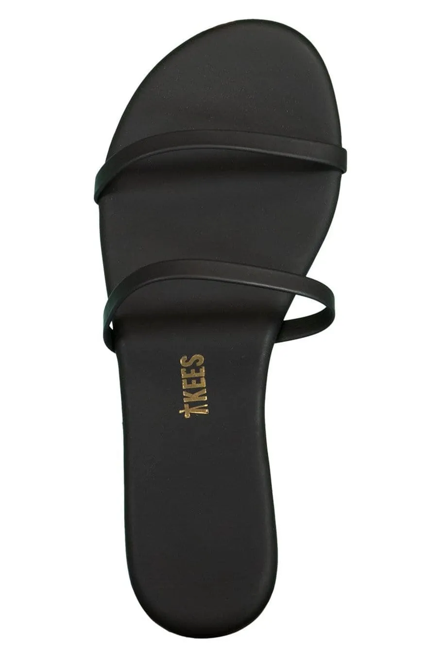 Black Gemma Vegan Leather Sandal