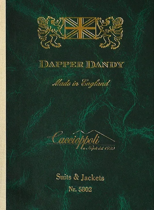 Caccioppoli Dapper Dandy Iniesa Seaweed Green Wool Suit