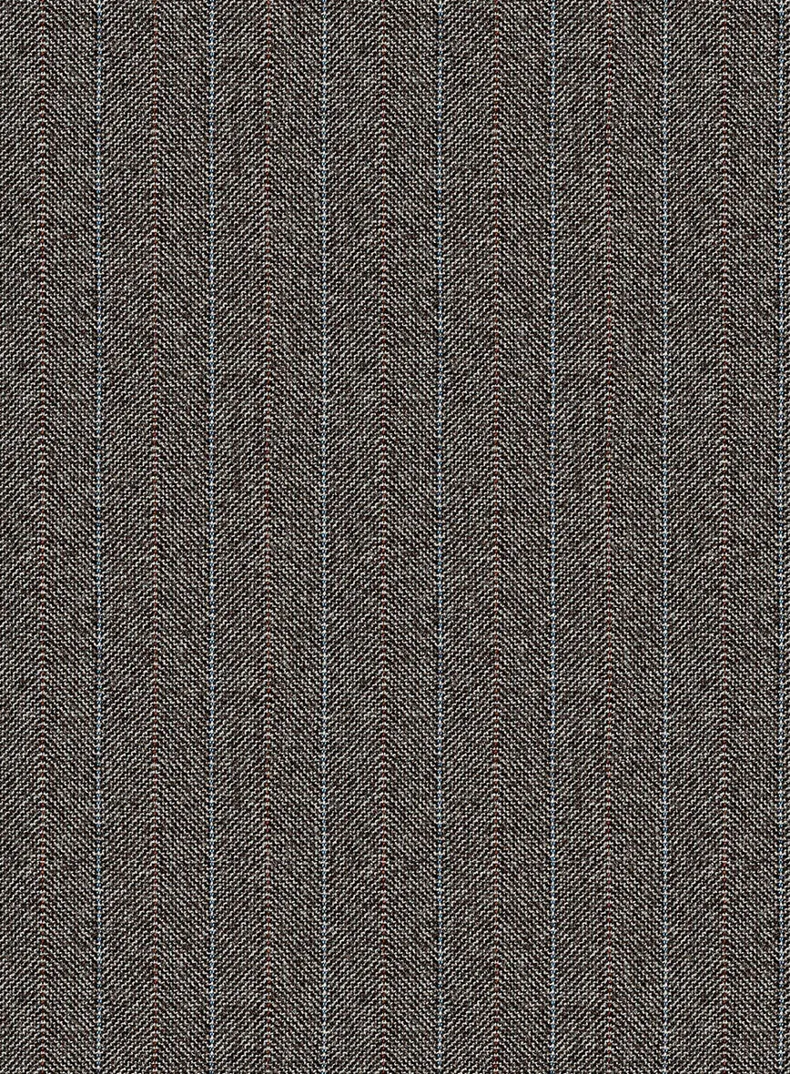 Caccioppoli Dapper Dandy Tafa Brown Wool Suit