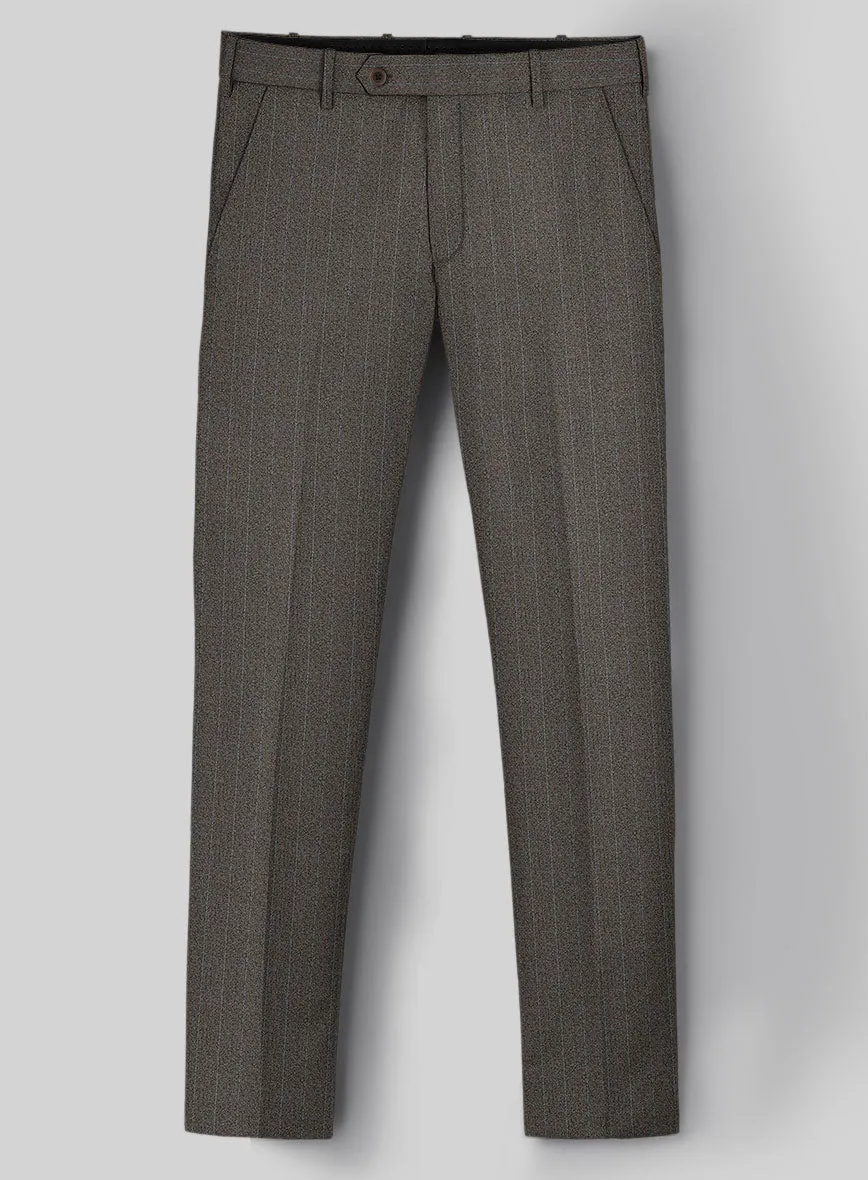 Caccioppoli Dapper Dandy Tafa Brown Wool Suit