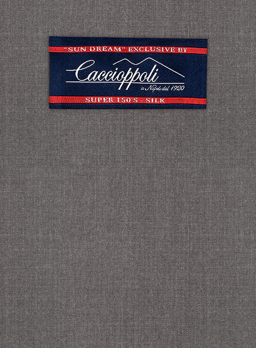 Caccioppoli Sun Dream Brown Wool Silk Jacket