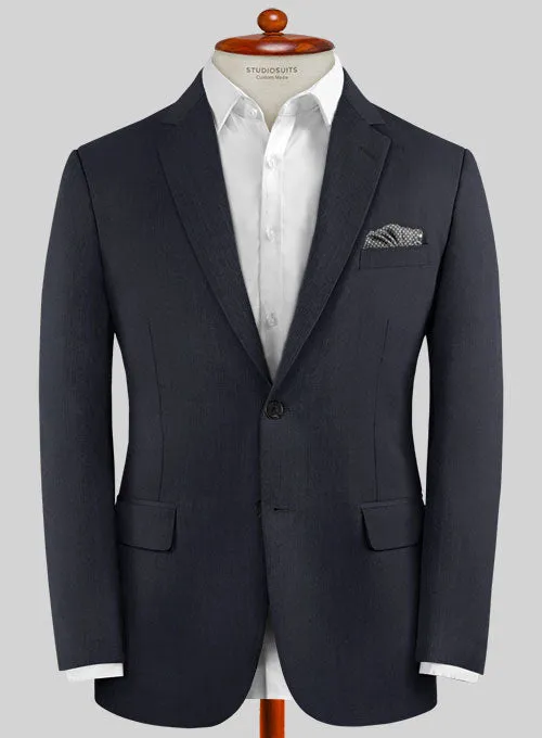 Caccioppoli Sun Dream Navy Blue Wool Silk Suit