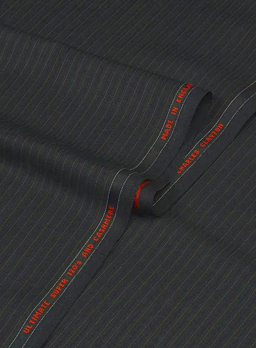 Charles Clayton Letare Charcoal Wool Cashmere Jacket
