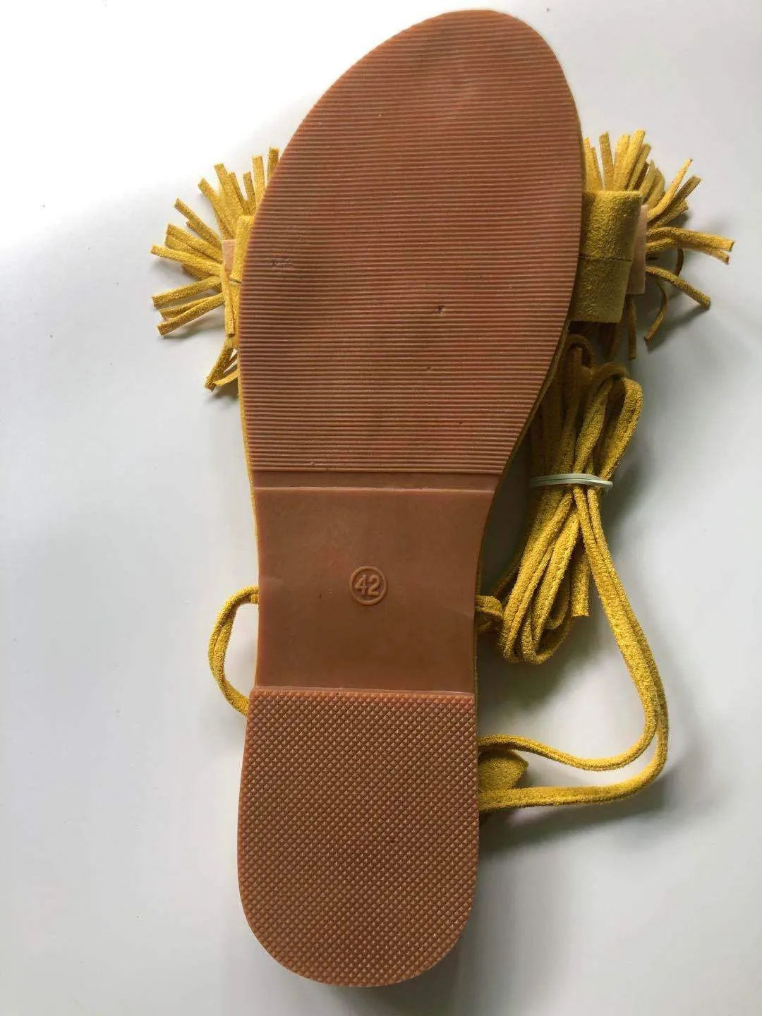 Chicvane Tassel Strappy Flat Sandals for Women