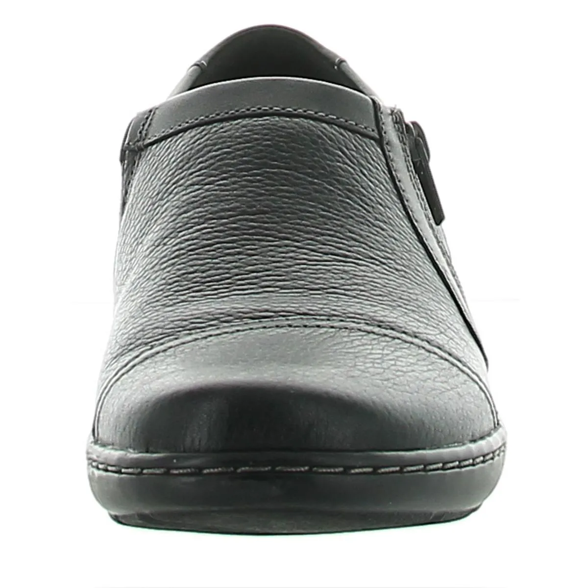 Clarks Womens Cora Giny Leather Slip On Oxfords