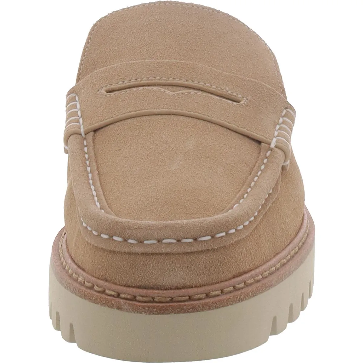 Donald J. Pliner Womens HILLIE Suede Lugged Sole Mules