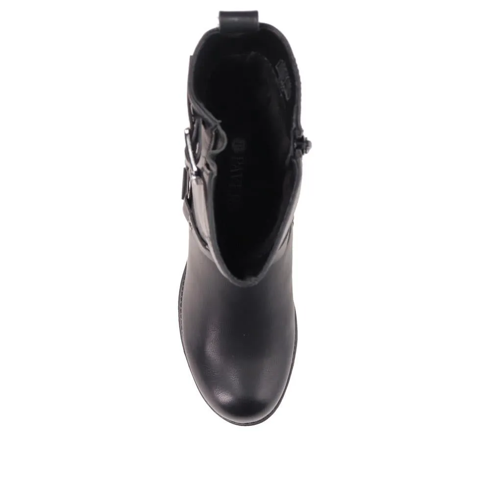 Faux-Leather Long Boots - SIN40007 / 325 989