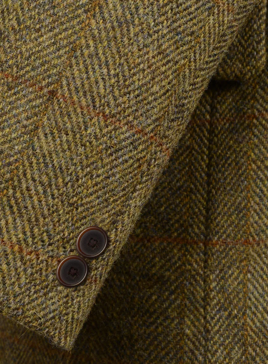 Harris Tweed Country Brown Check Suit