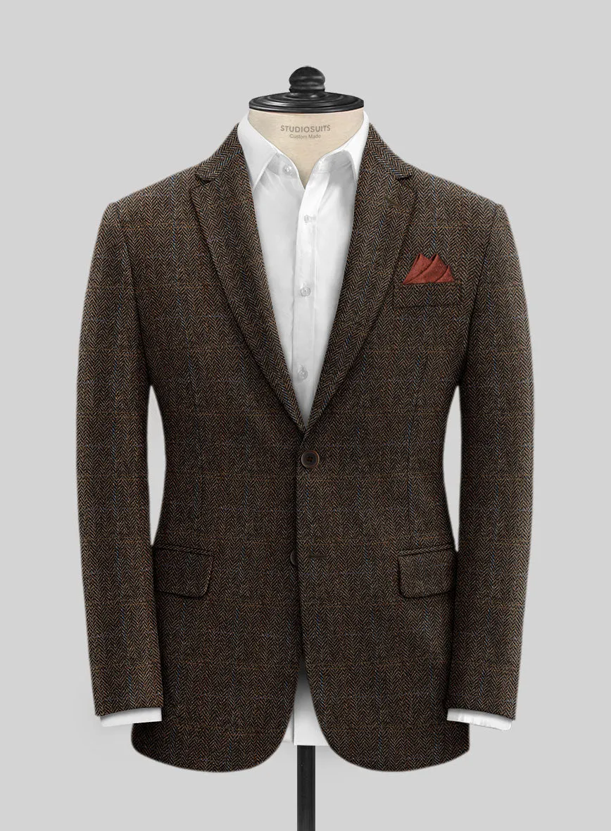 Harris Tweed Country Dark Brown Jacket