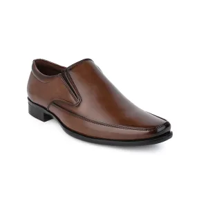 Hydes N Hues Men Brown Comfort Formal Slip-Ons