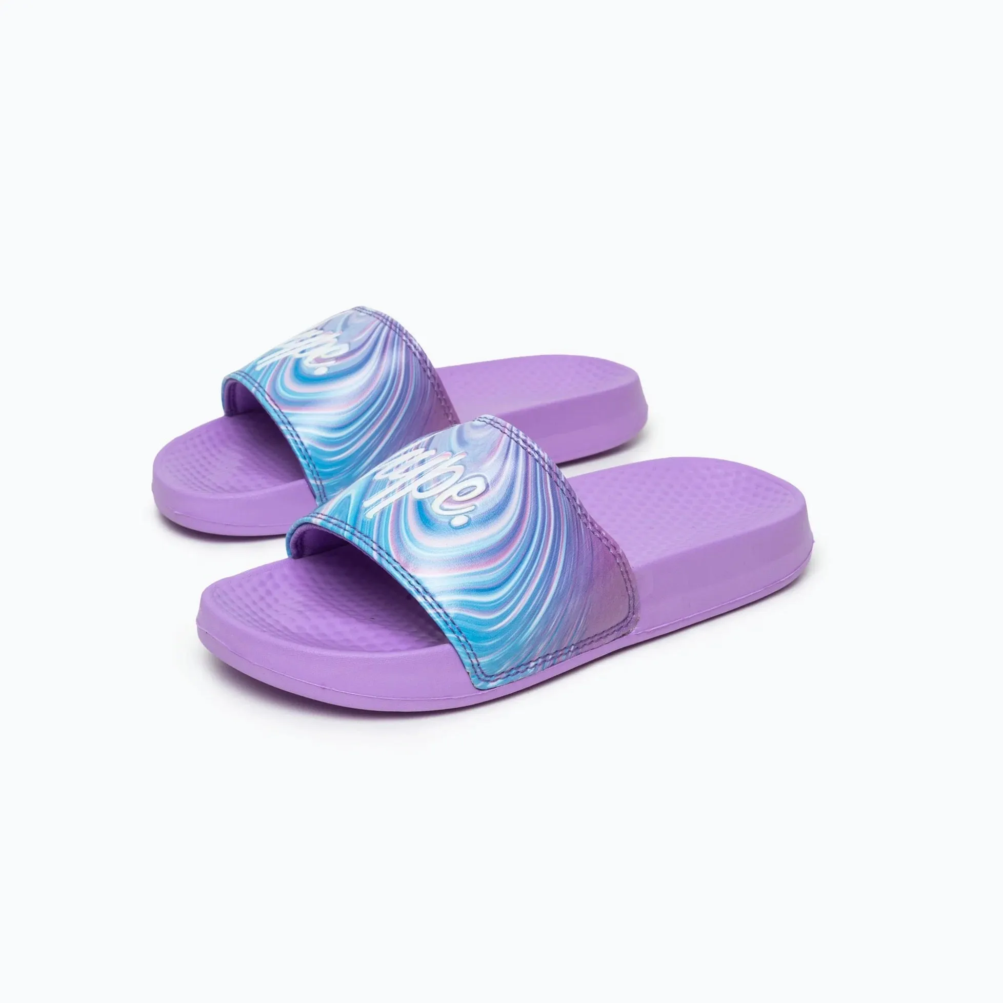 Hype Teal Purple Marble Sliders