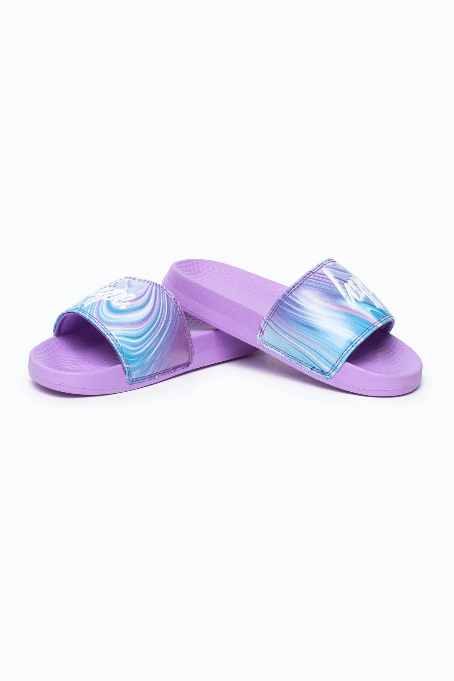 Hype Teal Purple Marble Sliders