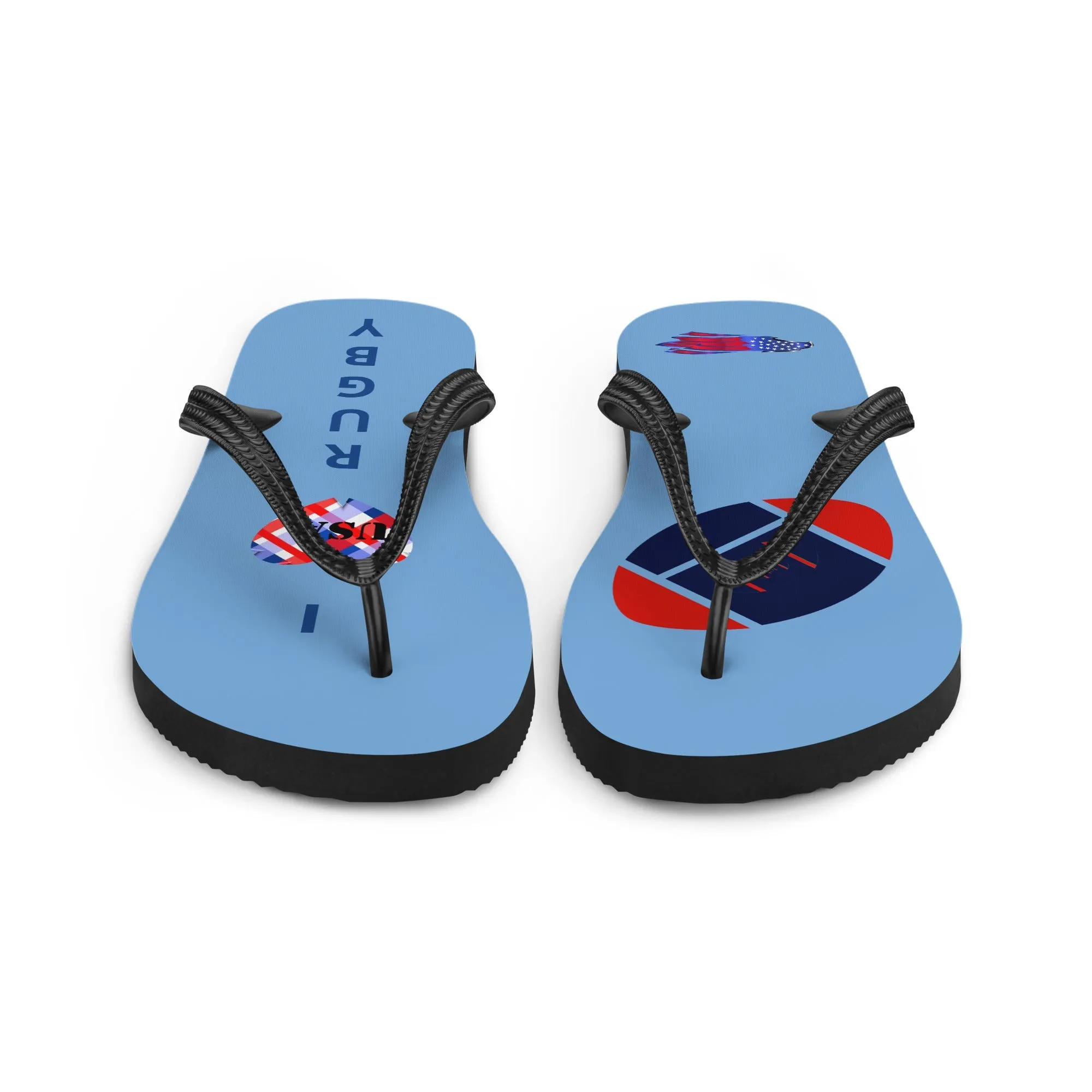 I Love Rugby Flip-Flops