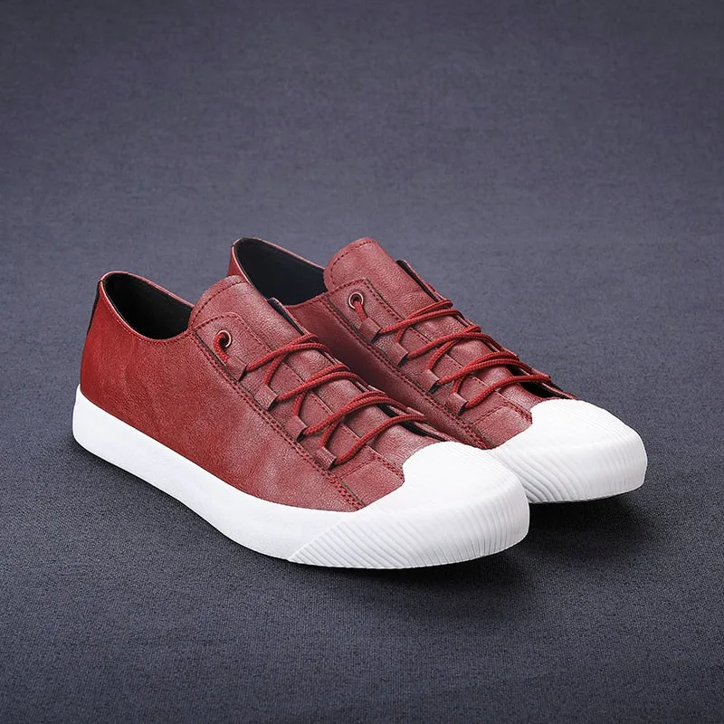 JITU Leather Casual Sneaker