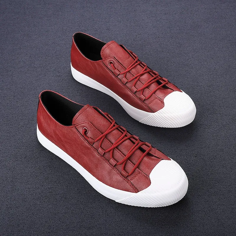 JITU Leather Casual Sneaker