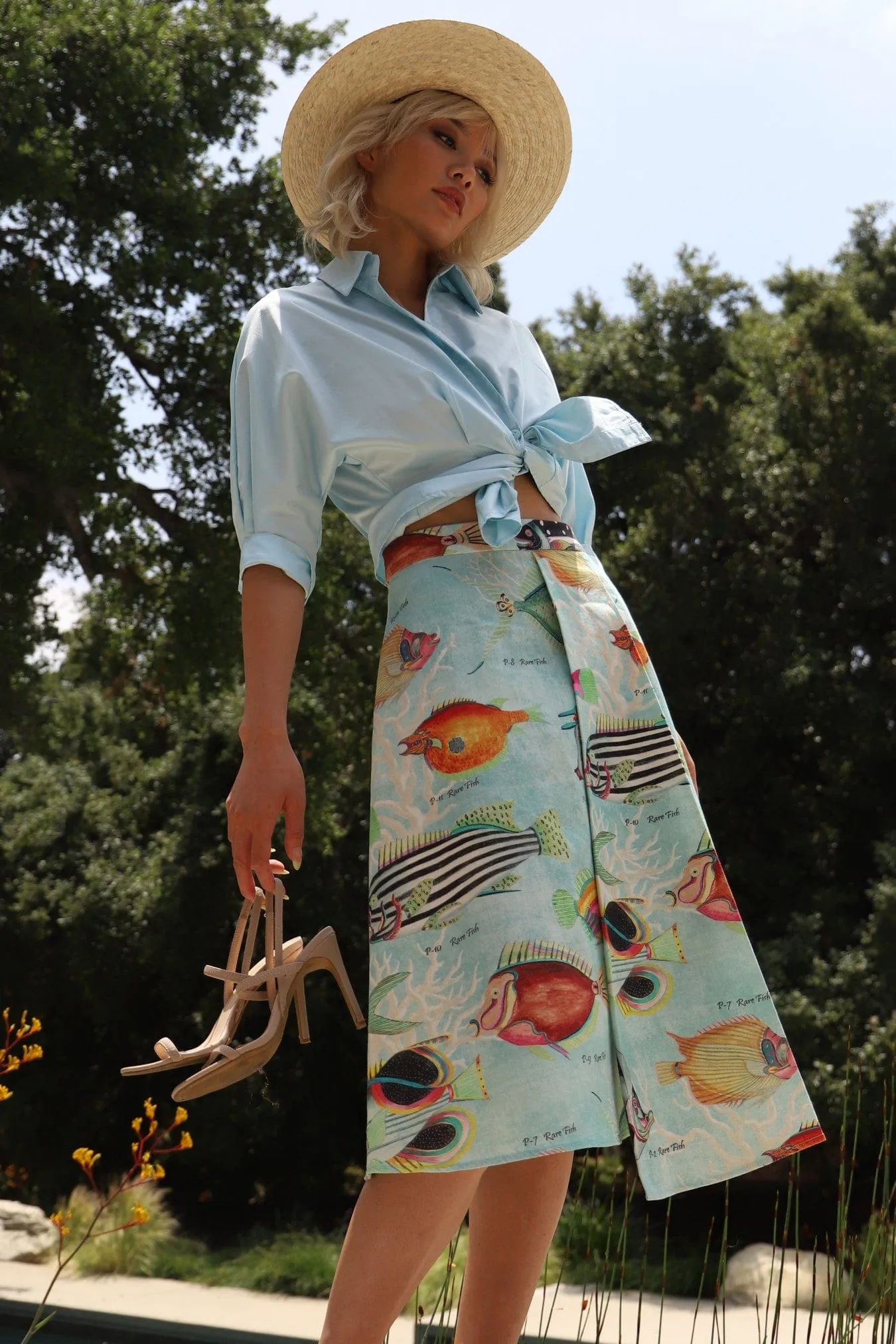 Jovi Midi Skirt - Fin and Tonic