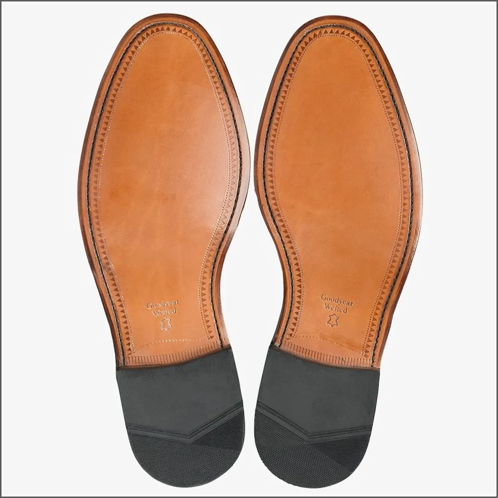 Loake 202 Black Full Brogue Shoe@