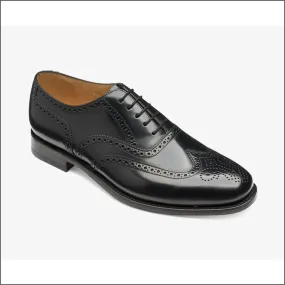 Loake 202 Black Full Brogue Shoe@