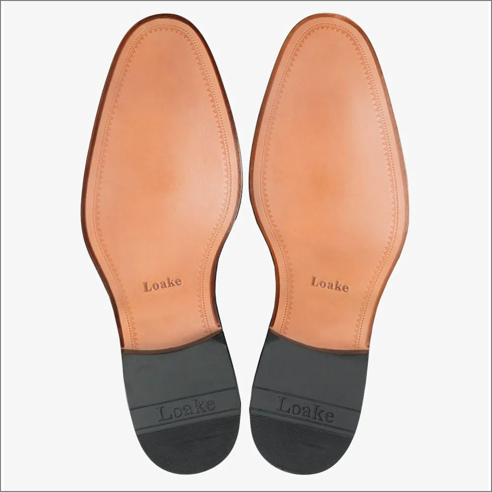 Loake Bow Black Leather Dress Shoe@