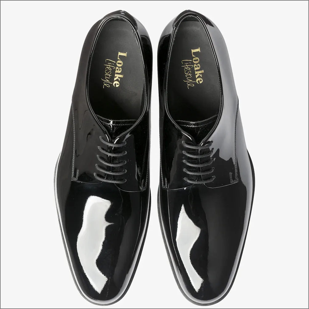 Loake Bow Black Leather Dress Shoe@