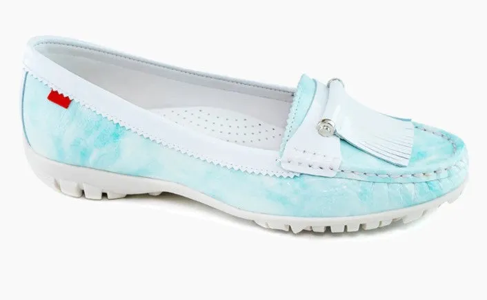 Marc Joseph Victory Blvd Golf Shoe - Mint Stained Patent