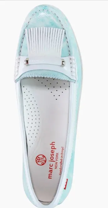 Marc Joseph Victory Blvd Golf Shoe - Mint Stained Patent