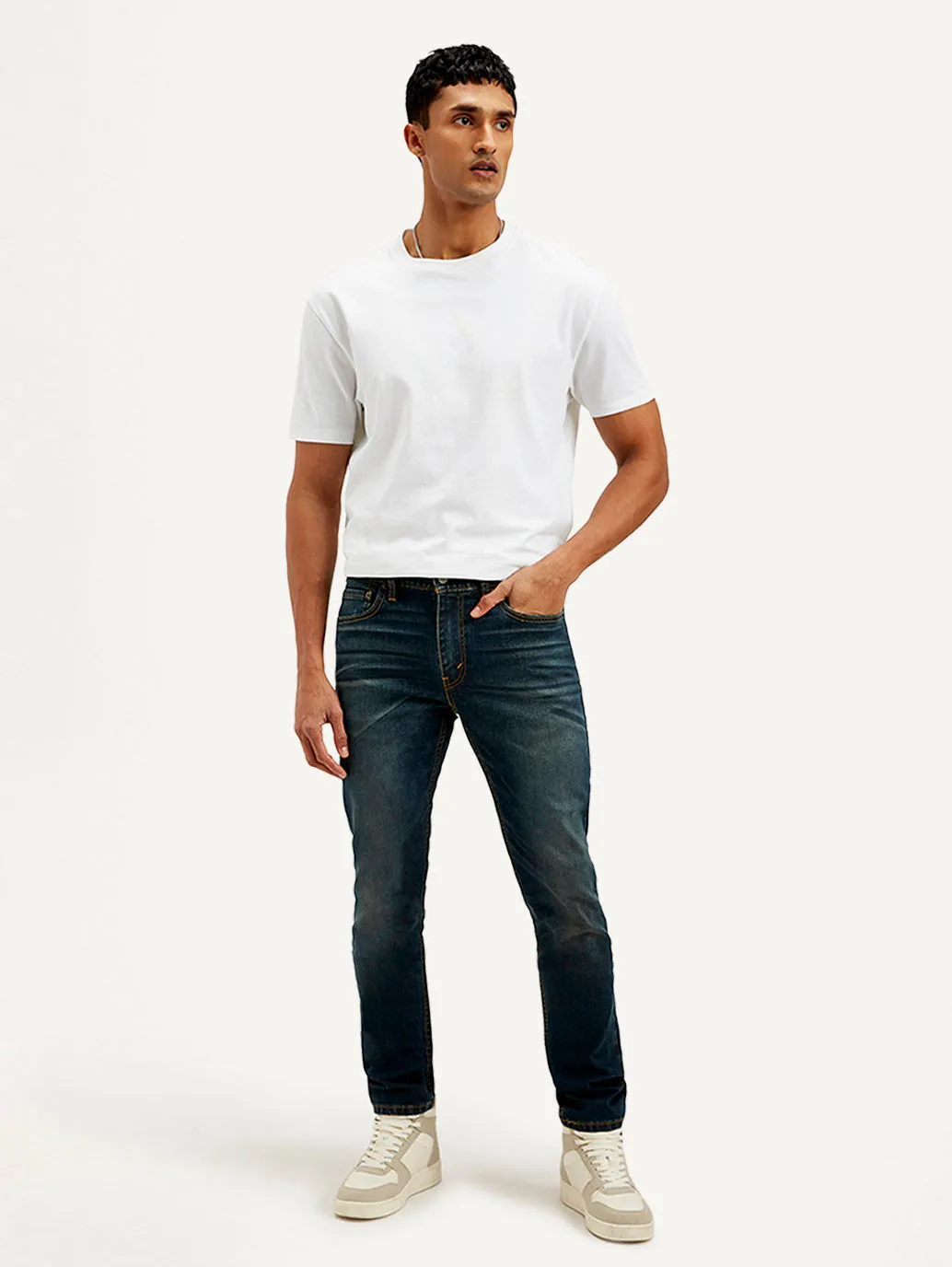 Men's 512 Slim Tapered Fit Navy Jeans