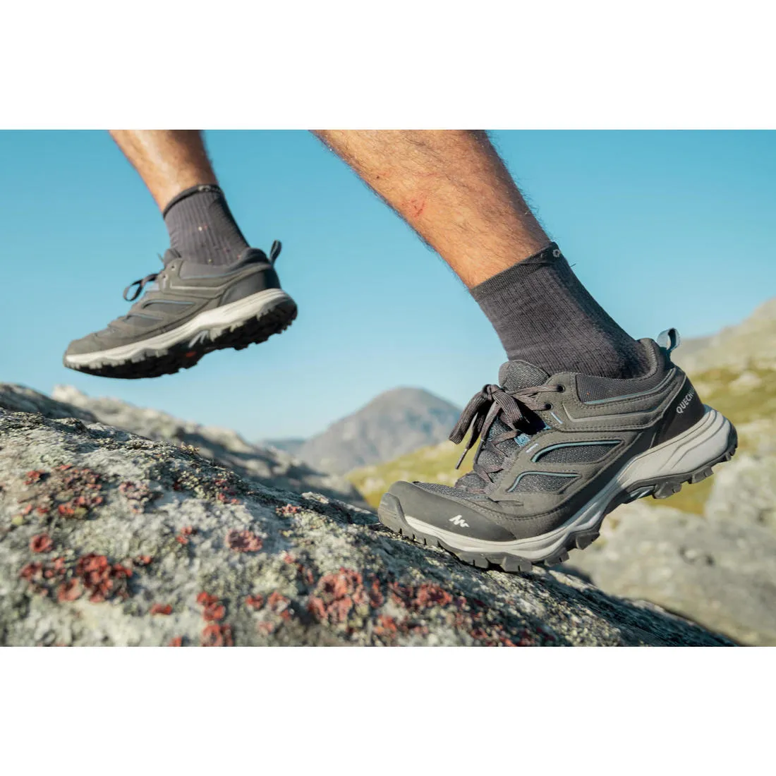 Men's mountain hiking shoes - MH100