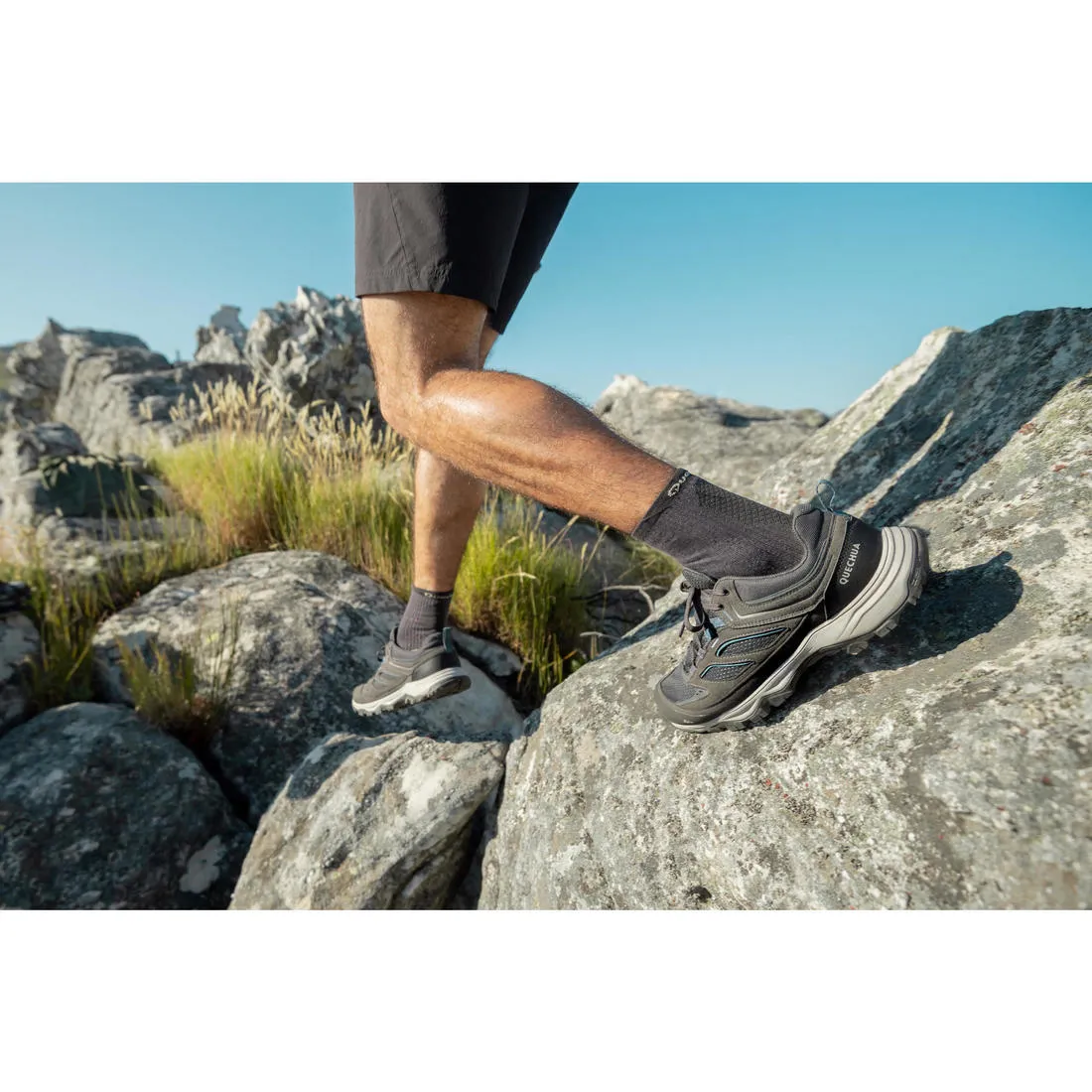 Men's mountain hiking shoes - MH100