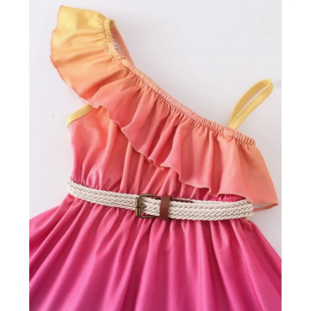 Mommy and Me Halo Rainbow Dresses