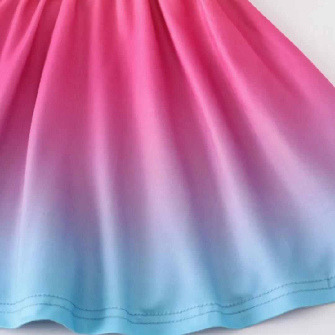 Mommy and Me Halo Rainbow Dresses