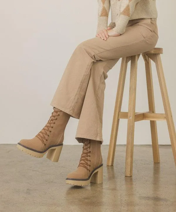 Oasis Society Jenna - Platform Military Boots