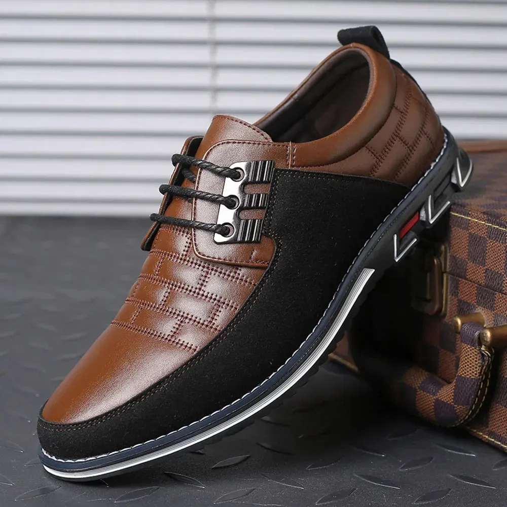 Oxford Derby Orthopedic Leather Shoes