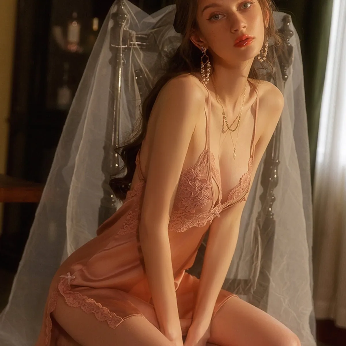 Paislee satin slip