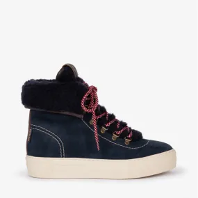 Penelope Chilvers Phoenix Wool Lined Suede Ladies Boot - Slate