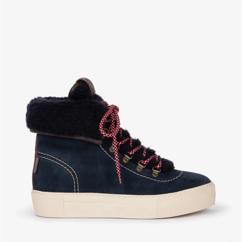 Penelope Chilvers Phoenix Wool Lined Suede Ladies Boot - Slate