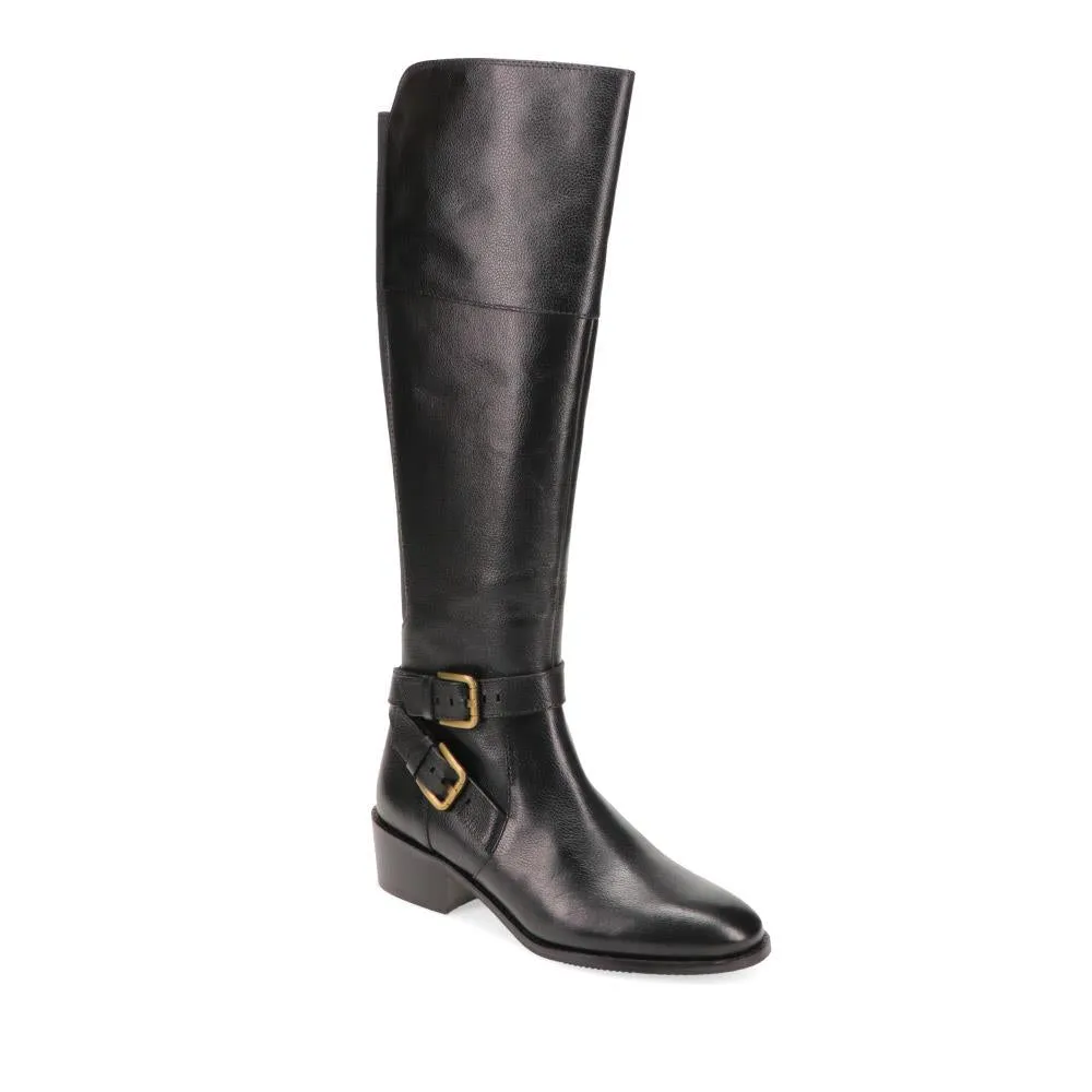 Phoebe Extra-Slim Buckled Leather Long Boots - PHOEBEXS / 326 206