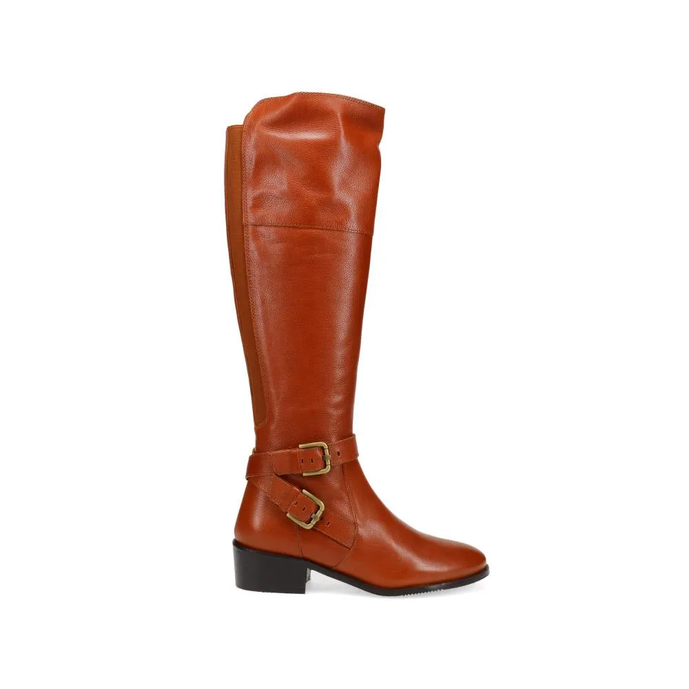 Phoebe Extra-Slim Buckled Leather Long Boots - PHOEBEXS / 326 206