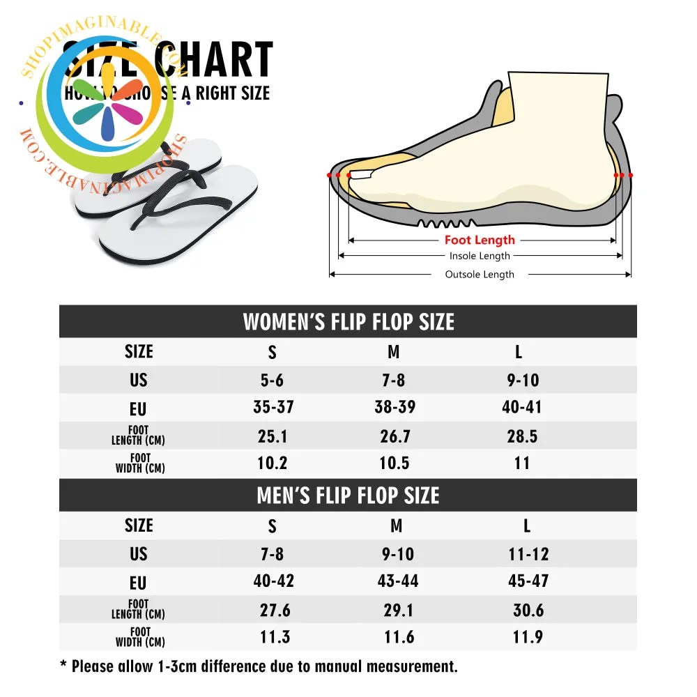 Pride Striped Men's & Ladies Flip-Flops